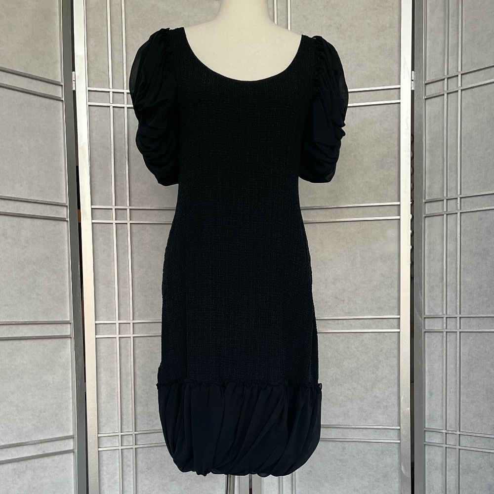 Max Studio Black Cocktail Dress sz L